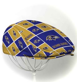Baltimore Ravens NFL Jeff Cap, Driving Cap, Golf Cap M04 (Head size can be adjusted)