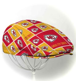 Kansas City Chiefs NFL Jeff Cap, Driving Cap, Golf Cap M04 (Head size can be adjusted)
