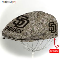 San Diego Padres MLB Jeff Cap,  MLB Driving Cap,  MLB Golf Cap M15 (Head size can be adjusted)