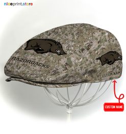A Razorbacks NCAA Jeff Cap, NCAA Driving Cap, NCAA Golf Cap 15 (Head size can be adjusted)