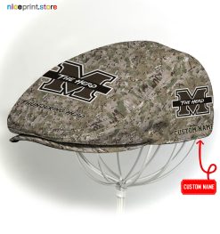 Marshall Thundering Herd NCAA2 Jeff Cap, NCAA Driving Cap, NCAA Golf Cap M15 (Head size can be adjusted)