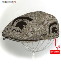 Michigan State Spartans NCAA2 Jeff Cap, NCAA Driving Cap, NCAA Golf Cap M15 (Head size can be adjusted)