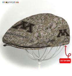 Minnesota Golden Gophers NCAA2 Jeff Cap, NCAA Driving Cap, NCAA Golf Cap M15 (Head size can be adjusted)