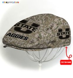 Utah State Aggies NCAA3 Jeff Cap, NCAA Driving Cap, NCAA Golf Cap M15 (Head size can be adjusted)