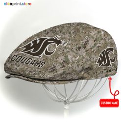 Washington State Cougars NCAA3 Jeff Cap, NCAA Driving Cap, NCAA Golf Cap M15 (Head size can be adjusted)