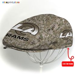 Los Angeles Rams NFL Jeff Cap, NFL Driving Cap, NFL Golf Cap M15 (Head size can be adjusted)