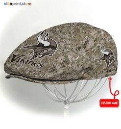 Minnesota Vikings NFL Jeff Cap, NFL Driving Cap, NFL Golf Cap M15 (Head size can be adjusted)