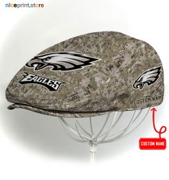 Philadelphia Eagles NFL Jeff Cap, NFL Driving Cap, NFL Golf Cap M15 (Head size can be adjusted)