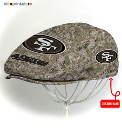 San Francisco 49ers NFL Jeff Cap, NFL Driving Cap, NFL Golf Cap M15 (Head size can be adjusted)