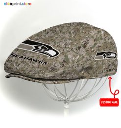 Seattle Seahawks NFL Jeff Cap, NFL Driving Cap, NFL Golf Cap M15 (Head size can be adjusted)