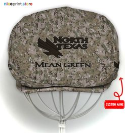 North Texas Mean Green NCAA4 Jeff Cap, NCAA Driving Cap, NCAA Golf Cap M15 (Head size can be adjusted)