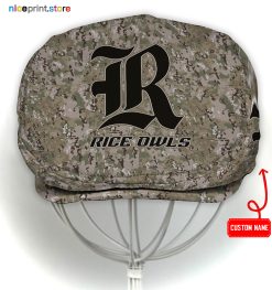 Rice Owls NCAA4 Jeff Cap, NCAA Driving Cap, NCAA Golf Cap M15 (Head size can be adjusted)