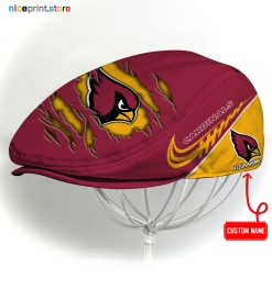 Arizona Cardinals NFL Flat cap, NFL Jeff Cap, NFL Driving Cap, NFL Golf Cap Q22 (Head size can be adjusted)