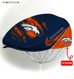 Denver Broncos NFL Flat cap, NFL Jeff Cap, NFL Driving Cap, NFL Golf Cap Q22 (Head size can be adjusted)