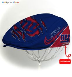 New York Giants NFL Flat cap, NFL Jeff Cap, NFL Driving Cap, NFL Golf Cap Q22 (Head size can be adjusted)