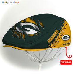 Green Bay Packers NFL Flat cap, NFL Jeff Cap, NFL Driving Cap, NFL Golf Cap Q11