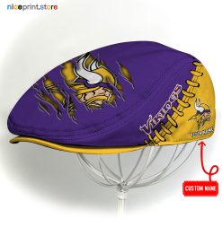 Minnesota Vikings NFL Flat cap, NFL Jeff Cap, NFL Driving Cap, NFL Golf Cap Q11