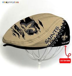 New Orleans Saints NFL Flat cap, NFL Jeff Cap, NFL Driving Cap, NFL Golf Cap Q11