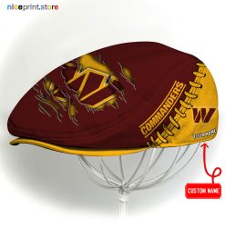 Washington Commanders NFL Flat cap, NFL Jeff Cap, NFL Driving Cap, NFL Golf Cap Q11