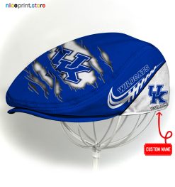 Kentucky Wildcats NCAA Flat Cap, NCAA Jeff Cap, NCAA Driving Cap Q22 (Head size can be adjusted)