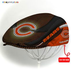 Chicago Bears NFL Flat cap, NFL Jeff Cap, NFL Driving Cap, NFL Golf Cap A33 (Head size can be adjusted)
