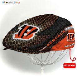 Cincinnati Bengals NFL Flat cap, NFL Jeff Cap, NFL Driving Cap, NFL Golf Cap A33 (Head size can be adjusted)