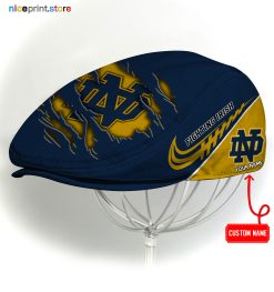 Notre Dame Fighting Irish NCAA Flat Cap, NCAA Jeff Cap, NCAA Driving Cap Q22 (Head size can be adjusted)