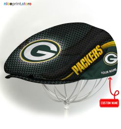 Green Bay Packers NFL Flat cap, NFL Jeff Cap, NFL Driving Cap, NFL Golf Cap A33 (Head size can be adjusted)