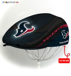 Houston Texans NFL Flat cap, NFL Jeff Cap, NFL Driving Cap, NFL Golf Cap A33 (Head size can be adjusted)