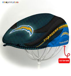 Los Angeles Chargers NFL Flat cap, NFL Jeff Cap, NFL Driving Cap, NFL Golf Cap A33 (Head size can be adjusted)