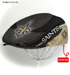New Orleans Saints NFL Flat cap, NFL Jeff Cap, NFL Driving Cap, NFL Golf Cap A33 (Head size can be adjusted)