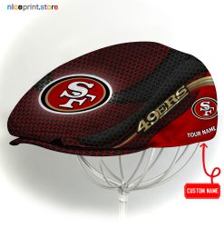 San Francisco 49ers NFL Flat cap, NFL Jeff Cap, NFL Driving Cap, NFL Golf Cap A33 (Head size can be adjusted)