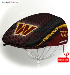 Washington Commanders NFL Flat cap, NFL Jeff Cap, NFL Driving Cap, NFL Golf Cap A33 (Head size can be adjusted)