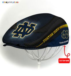 Notre Dame Fighting Irish NCAA Flat Cap, NCAA Jeff Cap, NCAA Driving Cap M33 (Head size can be adjusted)