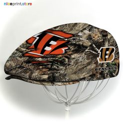 Cincinnati Bengals NFL x Hunting Flat cap, NFL Jeff Cap, NFL Driving Cap M34 (Head size can be adjusted)