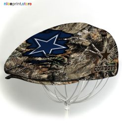 Dallas Cowboys NFL x Hunting Flat cap, NFL Jeff Cap, NFL Driving Cap M34 (Head size can be adjusted)