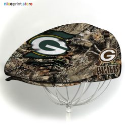 Green Bay Packers NFL x Hunting Flat cap, NFL Jeff Cap, NFL Driving Cap M34 (Head size can be adjusted)