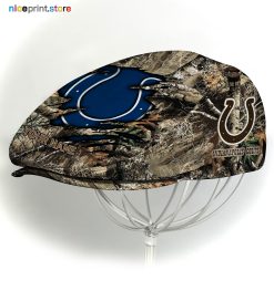 Indianapolis Colts NFL x Hunting Flat cap, NFL Jeff Cap, NFL Driving Cap M34 (Head size can be adjusted)