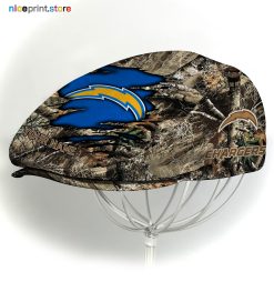Los Angeles Chargers NFL x Hunting Flat cap, NFL Jeff Cap, NFL Driving Cap M34 (Head size can be adjusted)