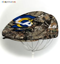 Los Angeles Rams NFL x Hunting Flat cap, NFL Jeff Cap, NFL Driving Cap M34 (Head size can be adjusted)