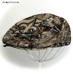 New Orleans Saints NFL x Hunting Flat cap, NFL Jeff Cap, NFL Driving Cap M34 (Head size can be adjusted)
