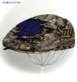 New York Giants NFL x Hunting Flat cap, NFL Jeff Cap, NFL Driving Cap M34 (Head size can be adjusted)