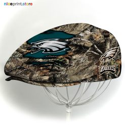 Philadelphia Eagles NFL x Hunting Flat cap, NFL Jeff Cap, NFL Driving Cap M34 (Head size can be adjusted)