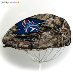 Tennessee Titans NFL x Hunting Flat cap, NFL Jeff Cap, NFL Driving Cap M34 (Head size can be adjusted)