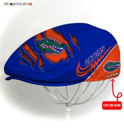 Florida Gators NCAA Flat Cap, NCAA Jeff Cap, NCAA Driving Cap Q22 (Head size can be adjusted)