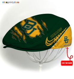 Baylor Bears NCAA3 Flat Cap, NCAA Jeff Cap, NCAA Driving Cap Q22 (Head size can be adjusted)