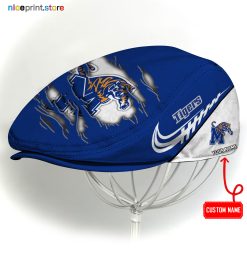 Memphis Tigers NCAA3 Flat Cap, NCAA Jeff Cap, NCAA Driving Cap Q22 (Head size can be adjusted)