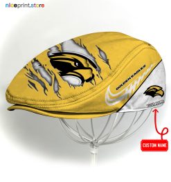 Southern Miss Golden Eagles NCAA3 Flat Cap, NCAA Jeff Cap, NCAA Driving Cap Q22 (Head size can be adjusted)