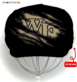 Wake Forest Demon Deacons NCAA4 Flat Cap, NCAA Jeff Cap, NCAA Driving Cap Q22 (Head size can be adjusted)