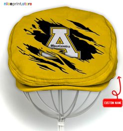 Appalachian State Mountaineers NCAA4 Flat Cap, NCAA Jeff Cap, NCAA Driving Cap Q22 (Head size can be adjusted)
